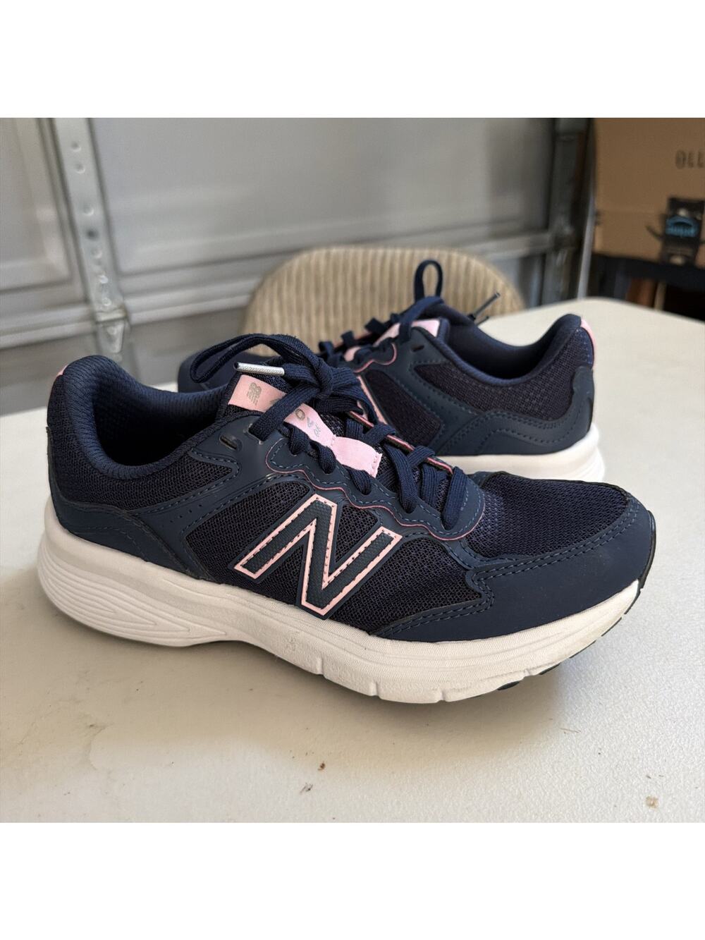 New Balance 460v3 Womens 7 Navy Pink Running Shoe W460LL3 - Smoke Smell